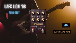 New! Uafx Lion '68 | Super Lead Amp test audio