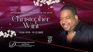 In Loving Memory Of Christopher Wint