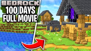 I Survived 100 Days in Minecraft Bedrock!