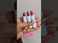 swatches in natural light myglamm popxo mini lip kits prettymess nodrama lipstickswatches