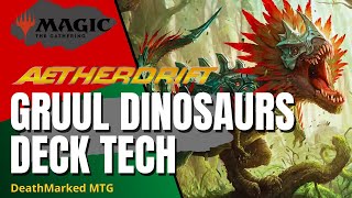 Gruul Dinos with a Dinosaur Lord in Aetherdrift Standard | MTG Aetherdrift Standard Decktech