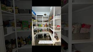 Organize my pantry with me! #organizing #pantry #pantryorganization #clean #cleaning #satisfying