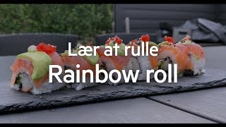 Sushi Rainbow Roll opskrift - Den smukke rulle i regnbuens farver