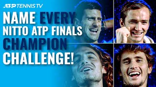 ATP Tennis Stars Play 'Name Every Nitto ATP Finals Champion' Challenge!