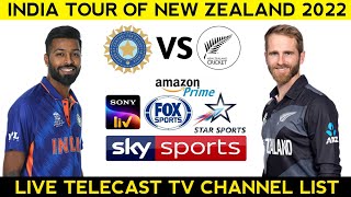 India vs New Zealand 2022 Live Streaming & Live Telecast Channel List | IND vs NZ Live
