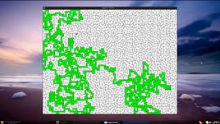 Random Maze Generation And Resolution with Python
