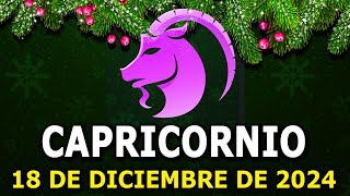 🤩𝐓𝐔𝐒 𝐄𝐒𝐅𝐔𝐄𝐑𝐙𝐎𝐒 𝐃𝐀𝐑Á𝐍💌💰 Capricornio♑Horoscopo de hoy  18 de Diciembre de 2024 |Tarot