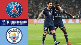 PSG vs. Man. City: Extended Highlights | UCL Group Stage MD 2 | CBS Sports Golazo