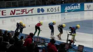 (ITO, KIM, LEE, Dariya) 1500m Ladies Semifinals #1 -- World Cup #3 @NAGOYA Dec. 1-2 2012