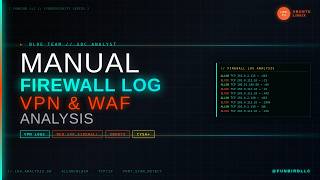 How to Manually Analyze Firewall Logs, VPN & Web Application Firewall on Ubuntu (SOC Analyst Guide)