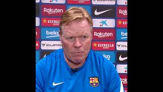 Where Ronald Koeman was when he learned Messi was leaving | #Shorts | ESPN FC