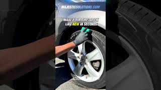 A Super Quick and Easy Tire Dressing! ✨🛞 #Detailing #majesticsolutions #tireshine