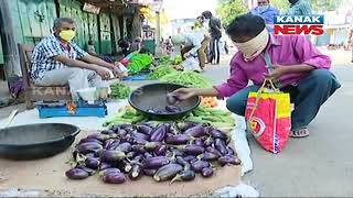 Jeypore Looks Empty Due To Lockdown, But Slight Crowd Seen In Market