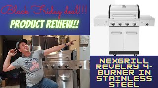 Nexgrill Revelry 4-Burner in Stainless Steel Assembly \u0026 Product Review #Homedepot #Nexgrill