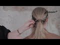 zenner hair tutorial headwrap hairdo with a twist