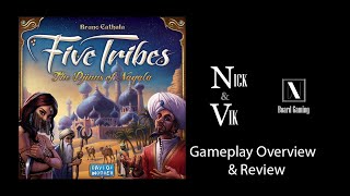 Five Tribes \u0026 The Artisans of Naqala Expansion Overview and Review