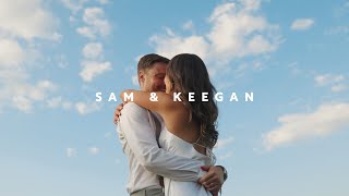 She Finally Said Yes! | Elegant \u0026 Intimate Wedding Ceremony + Party Reception | Sam \u0026 Keegan