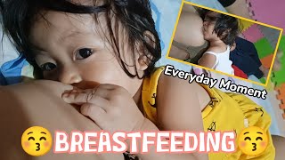 BREASTFEEDING Mom || Mommy Dy and Baby Dynce