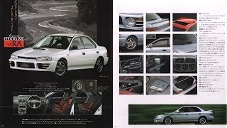 1992.10.＜初代(1st)＞インプレッサImpreza WRX（4Drセダン）GCカタログSUBARUスバル