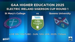 St Mary's v QUB GAA - 2025 Electric Ireland HE GAA Sigerson Cup Round 1 🏆