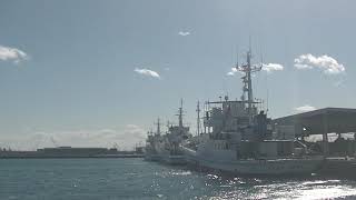 2月16日　3隻の鰹船(three bonito boats)