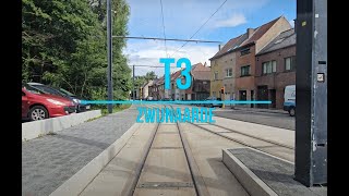 Cabview 🚋 Gent T3 Moscou - Zwijnaarde (Tram Driver's POV)