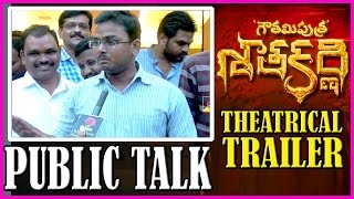 Gautamiputra Satakarni Theatrical Trailer Review/Reaction - Fans Response In Theatres