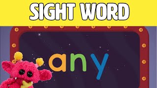 ANY - Let's Learn the Sight Word ANY with Hubble the Alien! | Nimalz Kidz! Songs and Fun!