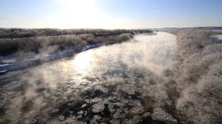 けあらしと霧氷と蓮氷　Canon EOS 7D Movie from Hokkaido