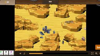 Dust CodeCombat. Python