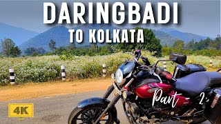 Daringbadi to Kolkata by Bike | 700 KM bike trip back to Kolkata | Part 2