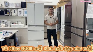 Tủ Mitsubishi mặt kính hàng mua đấu giá cực mới. 0966 937 999