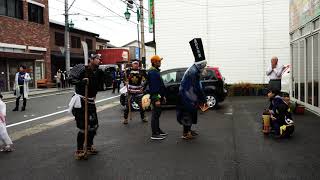 【4K】相川まつり善知鳥神社例祭 大工町太鼓組の豆まき