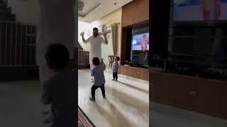 Alygoni Dancing on his song Tera Suit with His nephews and having fun