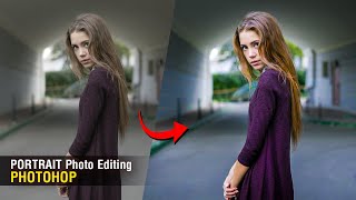 Portrait Photo Editing In Photoshop | Photoshop Photo Editing Tutorial #photoshop