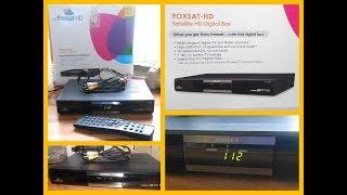 Humax FOXSAT Freesat HD Digital Satellite Set Top Box Freesat Foxsat HD