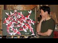 How to Paint a Koi Fish in  Oil Painting - Koi Fish Painting Time-lapse- by Peter Suk Sin Chan