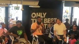 James Harden REACTION To Russell Westbrook Trade