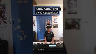 Zara Zara Piano Cover | 7 Year Old | Vaseegara | Keyboard | Notes #Shorts