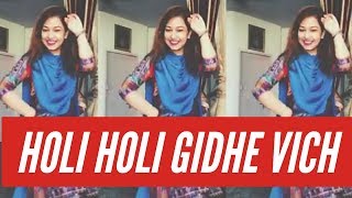 Holi Holi Gidhe Vich Nach Patlo | Punjabi new song | latest Punjabi song | new whatsapp satus