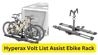 HYPERAX LIFT ASSISTED Volt Lift RV Rated Hitch Mounted 2 E Bike Rack Carrier @hyperax9292