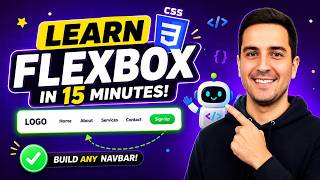 Flexbox in 15 Minutes: Build Any Navbar | HTML & CSS Zero to Hero #12 (2026)