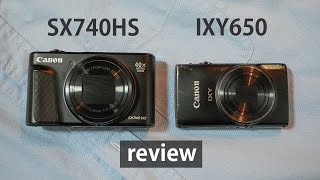 Canon SX740HSとIXY650の比較レビュー！違いやおすすめは？