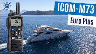 ICOM IC-M73 euro plus VHF Marine Radio Handheld - Deutsch