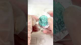 【レジン】袋を使って海っぽレジン作ってみた！How to make ocean-like resin using OPP bags 作り方 #Shorts