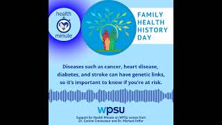 Family Health History Day | Health Minute