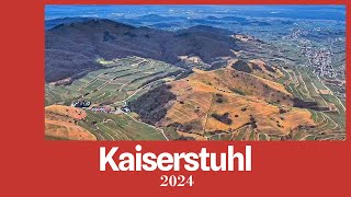 Der Kaiserstuhl von Oben #kaiserstuhl