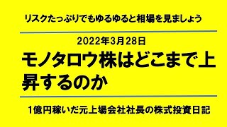 モノタロウ株はどこまで上昇するのか