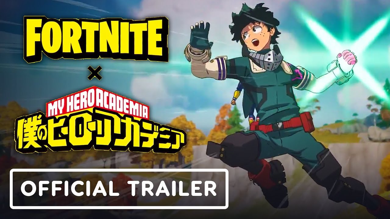 Fortnite X My Hero Academia Official Collab Trailer Youtube