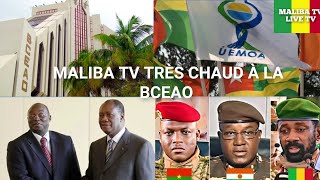 MALIBA TV: URGENT EN CÔTE D'IVOIRE SIÈGE LA BCEAO EN FAILLITE APRÈS AVOIR BLOQUER LES BIENS DU MALI